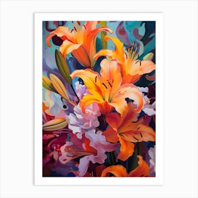 Tiger Lily Garden Art Print