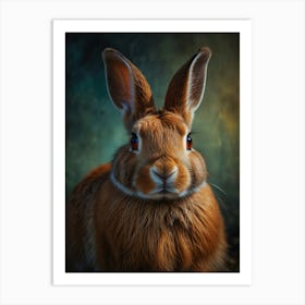 Rabbit Portrait 1 Art Print