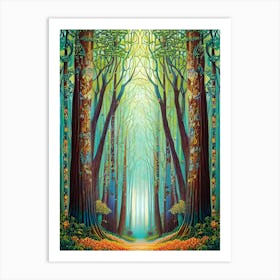 Forest Path 56 Art Print