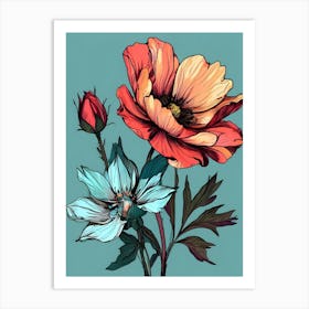 Poppies 42 Art Print