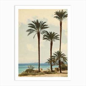 Cala Llombards Mallorca Spain Vintage Art Print