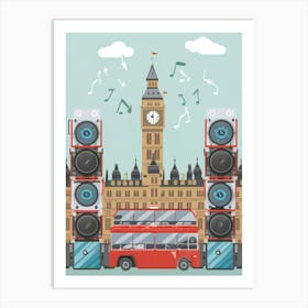 London music Art Print