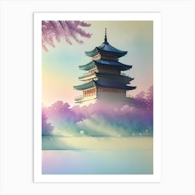 Asian Pagoda Art Print