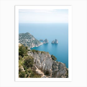 Coast Of Capri Italy 2 Art Print