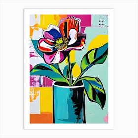 Flower In A Pot Art Print