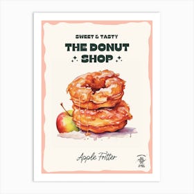 Apple Fritter Donut The Donut Shop 0 Art Print