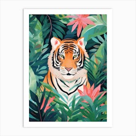 Tiger In The Jungle 3 Art Print