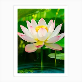 Lotus Flower Photo Art Print