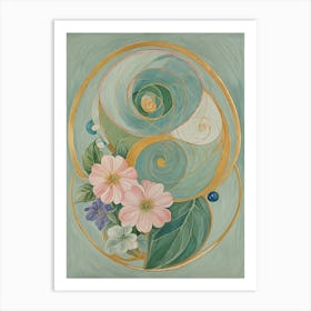 Pastel Floral Bliss Art Print