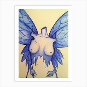 Blue Fairy's Torso Art Print