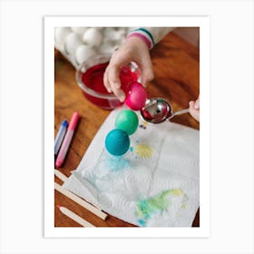 Easter Egg Painting 18 Art Print