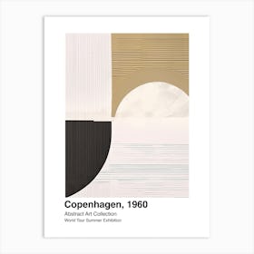 World Tour Exhibition, Abstract Art, Copenhagen, 1960 14 Art Print