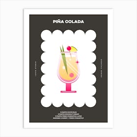 Pina Colada Dark Art Print