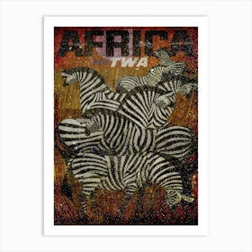 Vintage Travel Poster ― Africa Art Print