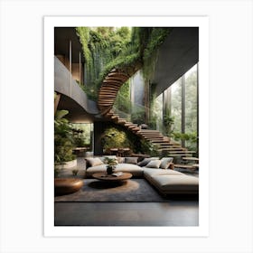 Modern Living Room Art Print