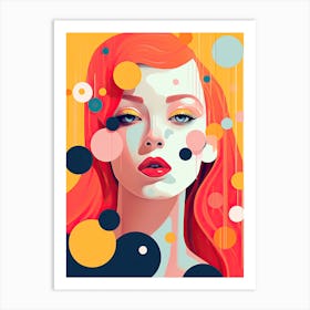 Abstract woman 6 Art Print