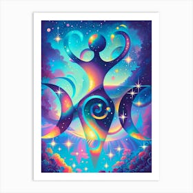 Tarot Card Painting Art Print