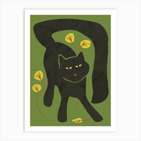 Cat Play Art Print