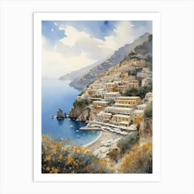 Summer In Positano Painting (21) 1 Art Print