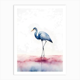 Blue Heron Art Print