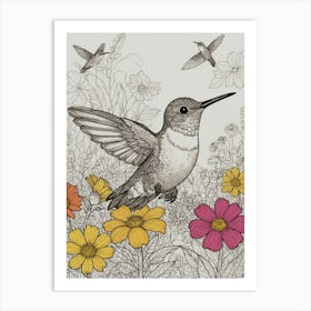 Hummingbird 39 Art Print