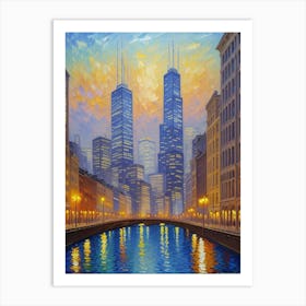 Chicago Skyline Art Print