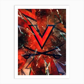 Virginia Cavaliers 1 Art Print