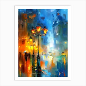 Night In The City Art Print