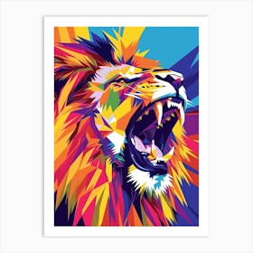 Lion Art Art Print