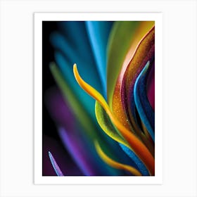 Abstract Flower 1 Art Print