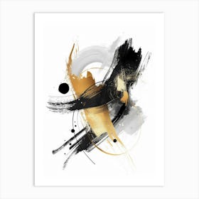 Abstract Brushstrokes Canvas Print 13 Art Print