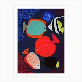 Tropical Fishes Art Print