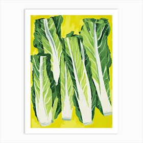 Endive Summer Illustration 2 Art Print