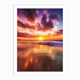 Sunset On The Beach 960 Art Print