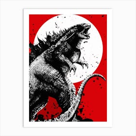 Godzilla 13 Art Print