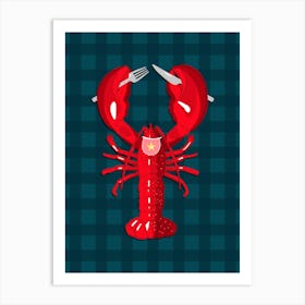 Lobster Supper Art Print