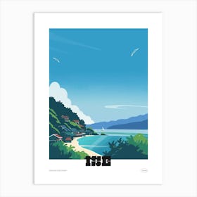 Ise Japan 2 Colourful Travel Poster Art Print
