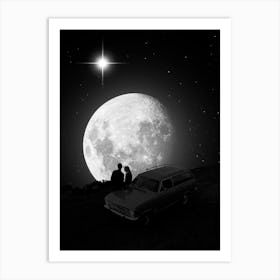 Under The Moon 1 Art Print