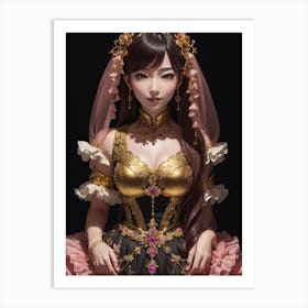 Asian Bride Art Print