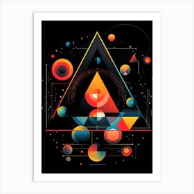 Geometric Triangle Art Print