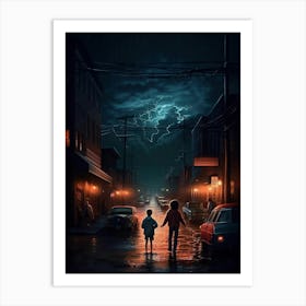 Stranger Things Poster 1 Art Print