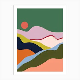 Abstract Landscape Painting 6 Art Print