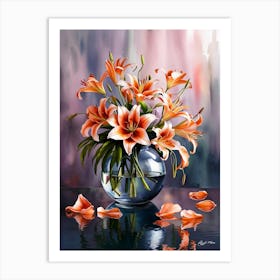 Lily Painting Art Print