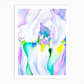 Georgia OKeeffe - Light of iris 1 Art Print