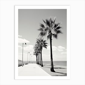 Cannes, France, Photography In Black And White 3 Art Print