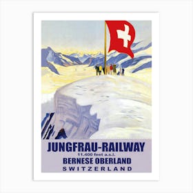 Jungfray Railway, Switzerland Art Print
