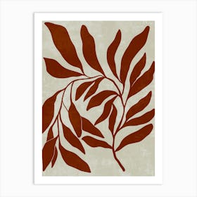 Seaweed Leaf Art Print