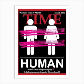 Human Times Art Print