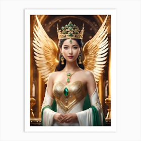 Beautiful Asian Goddess #4 Art Print