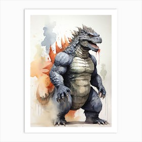 Godzilla 12 Art Print